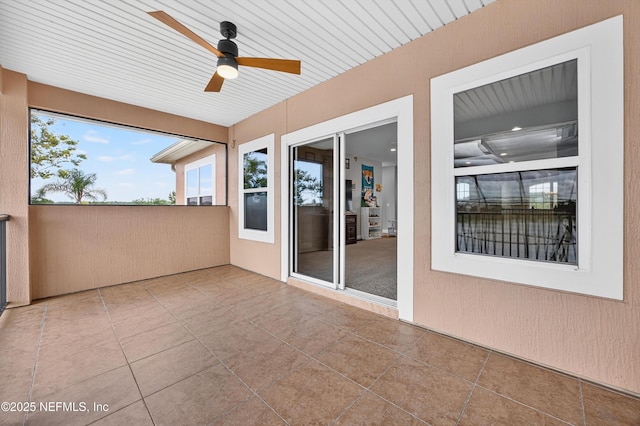 2148 S Sorrento Hills Rd, Saint Augustine, FL 32092 - view of patio / terrace featuring a ceiling fan