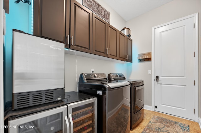 2148 S Sorrento Hills Rd, Saint Augustine, FL 32092 - laundry room with washer and dryer and cabinet space