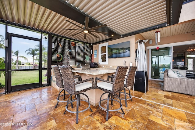 2148 S Sorrento Hills Rd, Saint Augustine, FL 32092 - view of sunroom / solarium