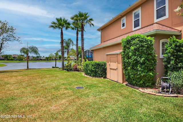 2148 S Sorrento Hills Rd, Saint Augustine, FL 32092 - view of grassy yard featuring a water view