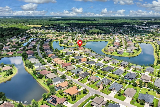 2148 S Sorrento Hills Rd, Saint Augustine, FL 32092 - aerial view of residential area with a large body of water