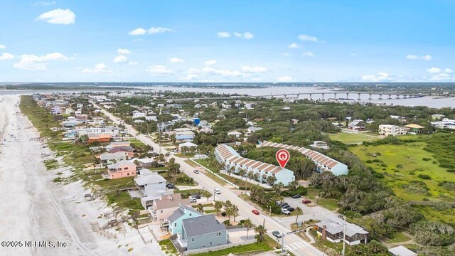 3145 Coastal Hwy Unit 1162, Saint Augustine, FL 32084 - aerial overview of property's location with a nearby body of water, a notable bridge, and nearby suburban area
