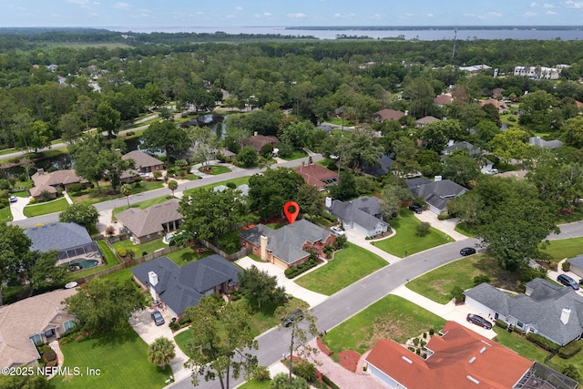 1766 Buttonbush Way, Fleming Island, FL 32003 - aerial view of property's location with nearby suburban area and a nearby body of water