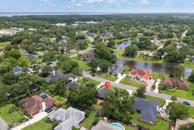 1766 Buttonbush Way, Fleming Island, FL 32003 - view of property location with a large body of water and nearby suburban area
