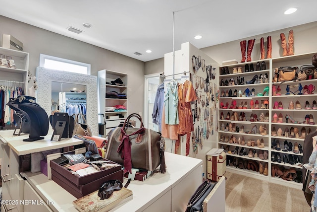 532 Atlantic Beach Ct, Atlantic Beach, FL 32233 - walk in closet with carpet floors