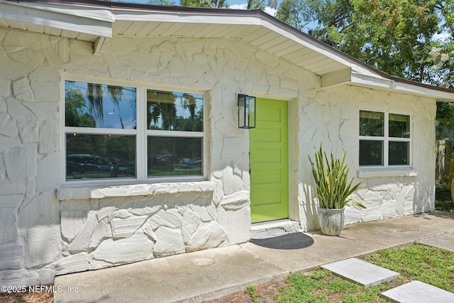2619 Montreal St, Jacksonville, FL 32233 - entrance to property featuring stone siding