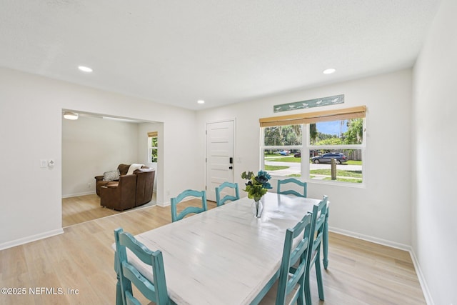 2619 Montreal St, Jacksonville, FL 32233 - dining room with light wood-style flooring and recessed lighting