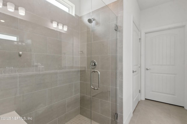 350 Tranquil Trail Cir, Yulee, FL 32097 - full bath featuring a shower stall and tile patterned floors