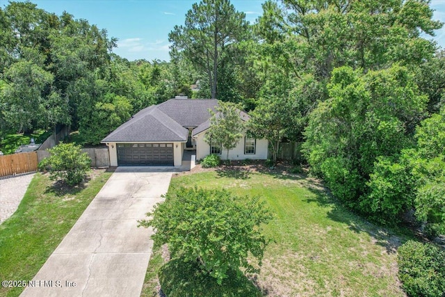 175 Del Prado Dr, Ponte Vedra Beach, FL 32082 - view of front of house with concrete driveway, a garage, and roof with shingles