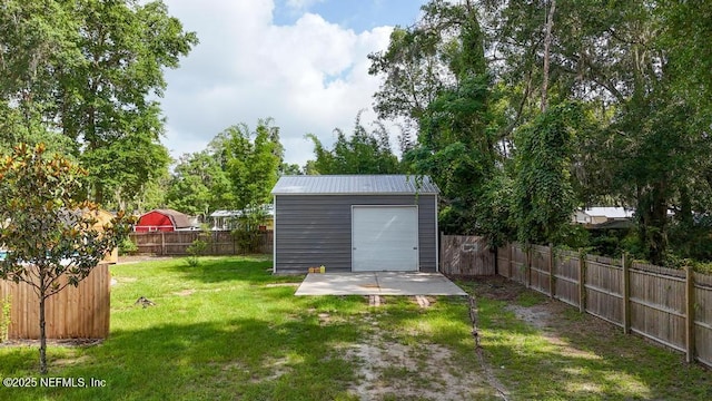 1514 Thomas St, Green Cove Springs, FL 32043 - view of yard featuring a patio and an outbuilding