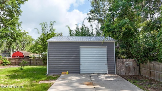 1514 Thomas St, Green Cove Springs, FL 32043 - detached garage with concrete driveway