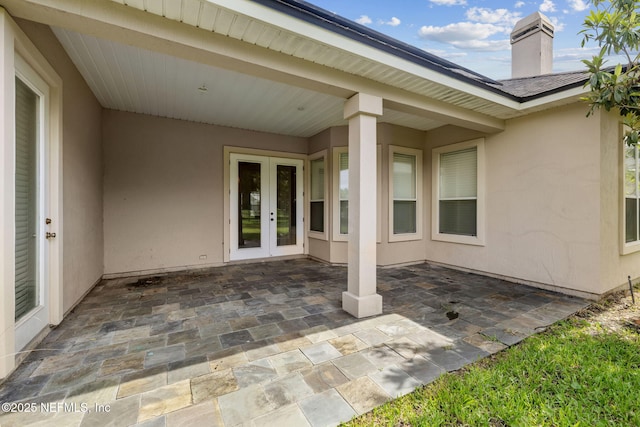 3975 Royal Pines Dr, Orange Park, FL 32065 - view of patio / terrace featuring french doors