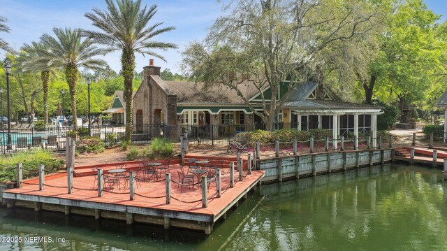 3975 Royal Pines Dr, Orange Park, FL 32065 - dock area with a water view