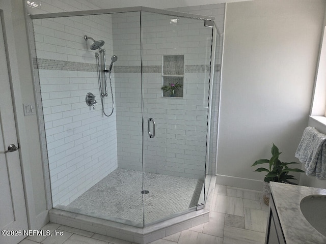 7 Sabor De Sal Rd, Saint Augustine, FL 32080 - full bath with vanity and a shower stall