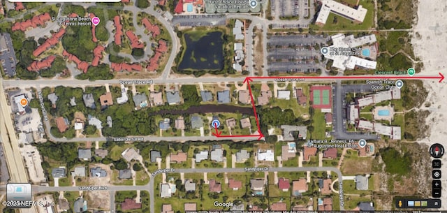 7 Sabor De Sal Rd, Saint Augustine, FL 32080 - aerial view of property's location with property parcel outlined