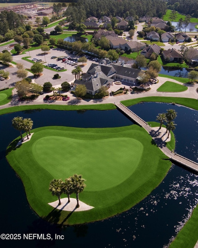 2032 Trailing Pines Way, Fleming Island, FL 32003 - view of home's community with a water view, golf course view, an area to practice putting, and a residential view