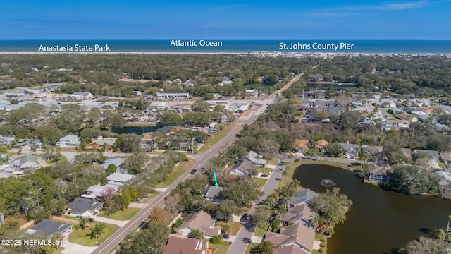 612 Nautical Way, Saint Augustine, FL 32080 - view of property location featuring a nearby body of water and nearby suburban area