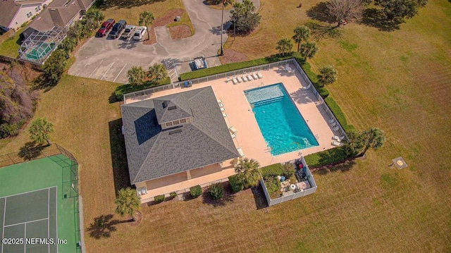 612 Nautical Way, Saint Augustine, FL 32080 - view from above of property with a pool area