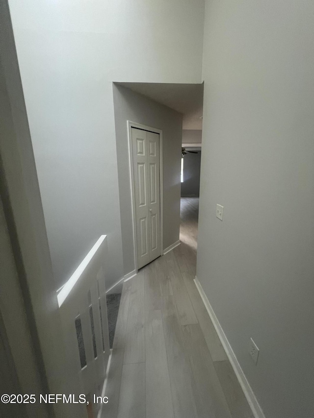 1535 Summer Sands Dr, Neptune Beach, FL 32266 - corridor featuring wood finished floors and baseboards