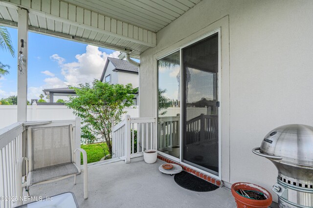 11582 Wynnfield Lakes Cir, Jacksonville, FL 32246 - view of patio featuring a grill