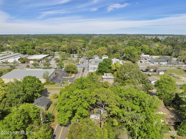 9076 1st Ave, Jacksonville, FL 32208 - aerial view of residential area with a heavily wooded area