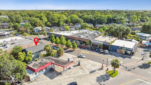 918 King St, Jacksonville, FL 32204 - aerial view of residential area with a forest