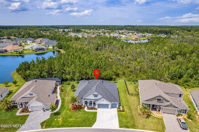 95158 Sandy Pointe Dr, Fernandina Beach, FL 32034 - aerial view of residential area with a large body of water