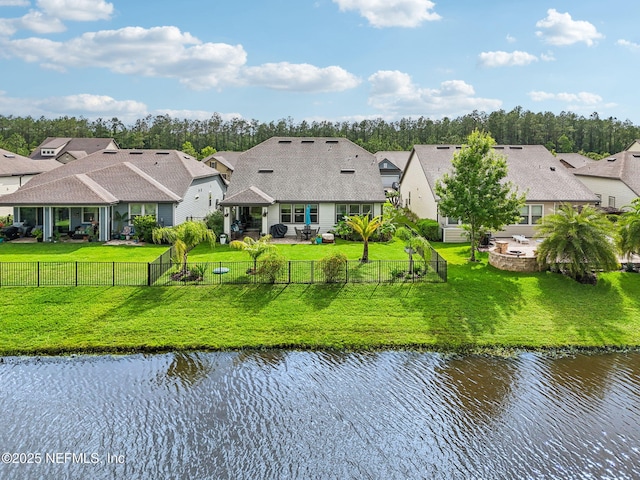 600 Broomsedge Cir, Saint Augustine, FL 32095 - aerial view of residential area with a large body of water