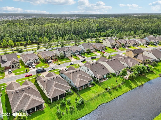 600 Broomsedge Cir, Saint Augustine, FL 32095 - aerial perspective of suburban area with a forest and a nearby body of water