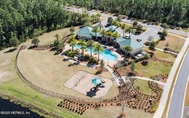 600 Broomsedge Cir, Saint Augustine, FL 32095 - bird's eye view of a pool