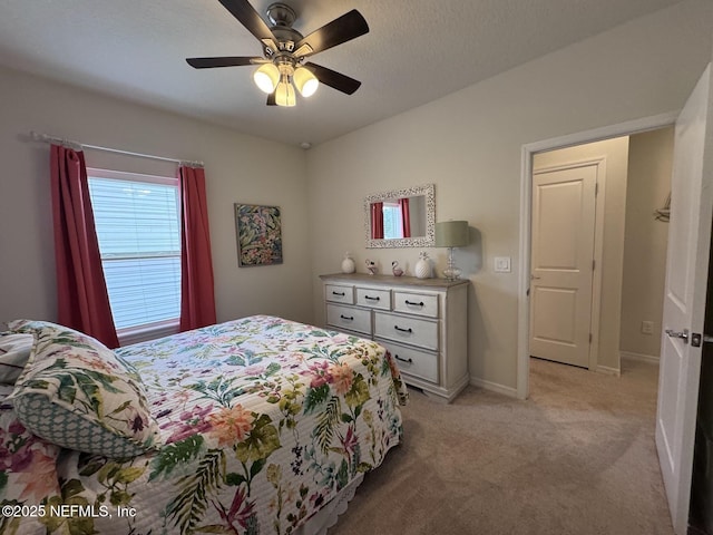600 Broomsedge Cir, Saint Augustine, FL 32095 - bedroom featuring light colored carpet and a ceiling fan