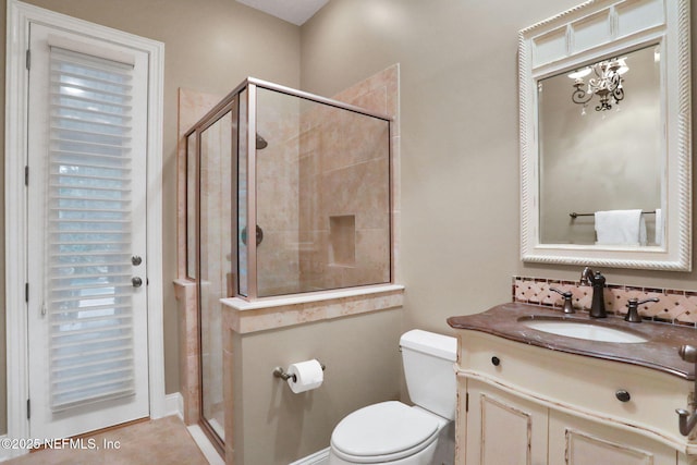 528 Sebastian Sq, Saint Augustine, FL 32095 - full bathroom featuring a shower stall and vanity