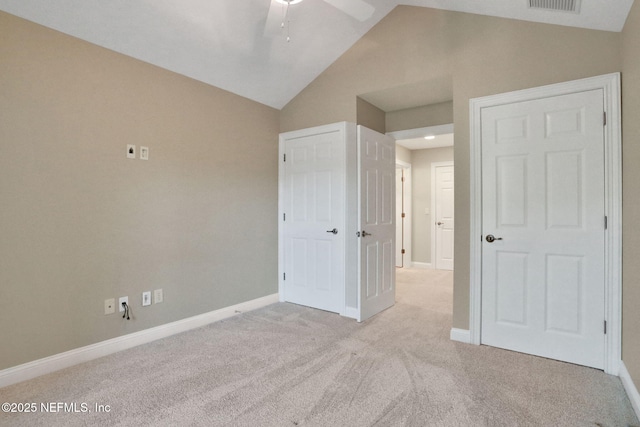 528 Sebastian Sq, Saint Augustine, FL 32095 - unfurnished bedroom featuring carpet flooring and high vaulted ceiling