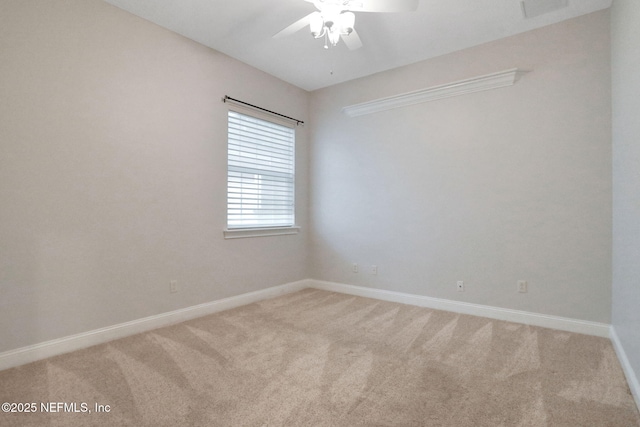 528 Sebastian Sq, Saint Augustine, FL 32095 - carpeted empty room featuring a ceiling fan and baseboards