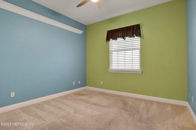 528 Sebastian Sq, Saint Augustine, FL 32095 - empty room featuring a ceiling fan and carpet floors