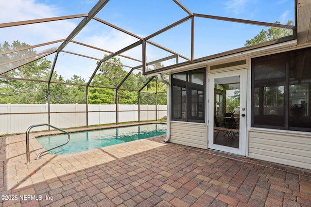 1861 Heartpine Dr, Middleburg, FL 32068 - view of pool featuring a patio area and a lanai