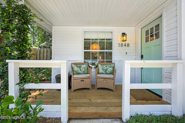 1848 Forsyth Ct, Atlantic Beach, FL 32233 - view of porch
