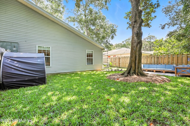 1848 Forsyth Ct, Atlantic Beach, FL 32233 - view of yard featuring outdoor lounge area