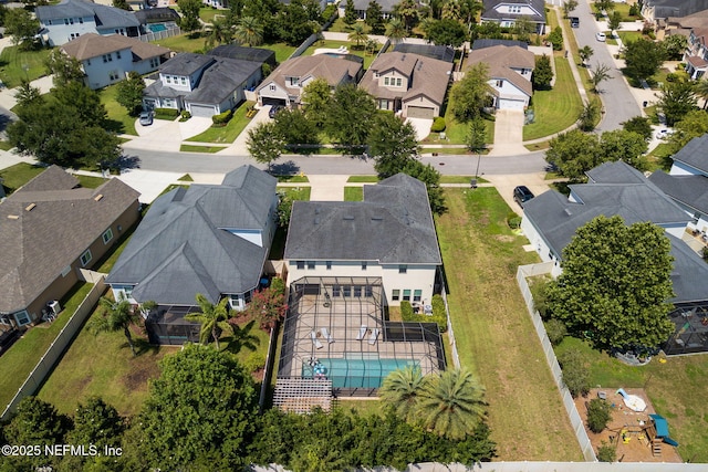 186 Citrus Ridge Dr, Ponte Vedra, FL 32081 - aerial perspective of suburban area featuring a pool