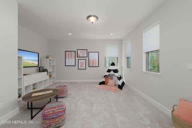 186 Citrus Ridge Dr, Ponte Vedra, FL 32081 - sitting room featuring carpet flooring and recessed lighting