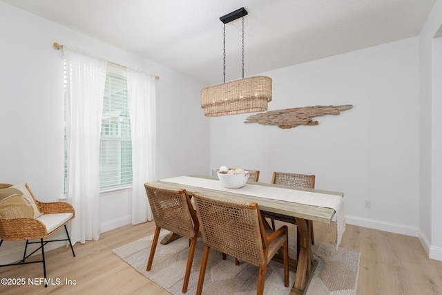 448 Willow Winds Pkwy, Saint Johns, FL 32259 - dining space featuring light wood-style flooring and baseboards