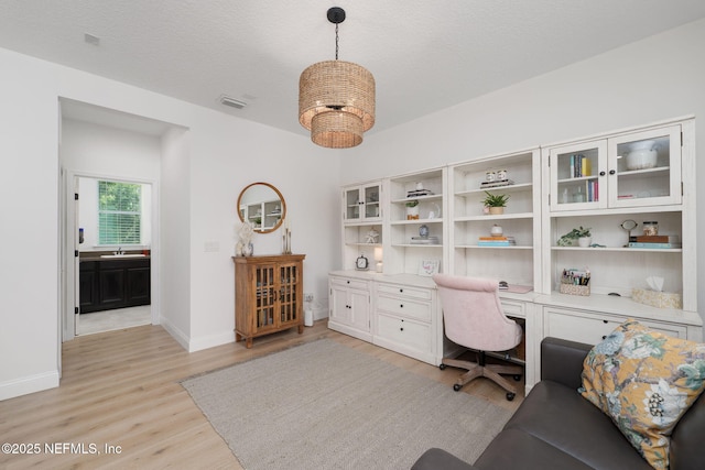 448 Willow Winds Pkwy, Saint Johns, FL 32259 - office space with built in desk and light wood-style flooring