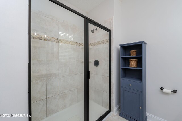 448 Willow Winds Pkwy, Saint Johns, FL 32259 - full bathroom with a stall shower and baseboards