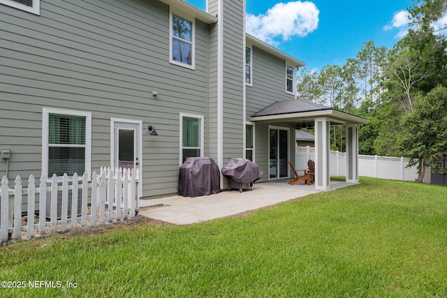 448 Willow Winds Pkwy, Saint Johns, FL 32259 - back of property with a patio area and a chimney