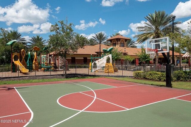 448 Willow Winds Pkwy, Saint Johns, FL 32259 - view of sport court with community basketball court