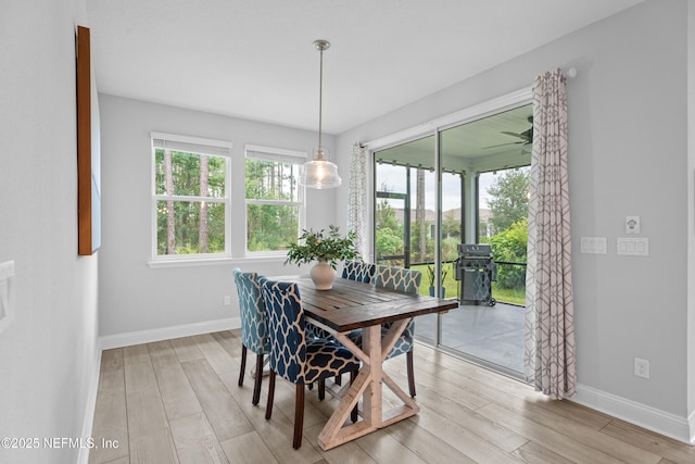 52 Key Grass Ct, Saint Johns, FL 32259 - dining area featuring light wood finished floors