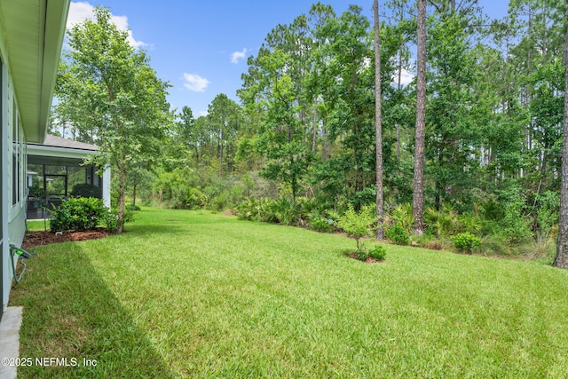52 Key Grass Ct, Saint Johns, FL 32259 - view of grassy yard with a sunroom