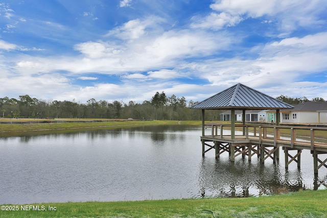 52 Key Grass Ct, Saint Johns, FL 32259 - dock with a water view