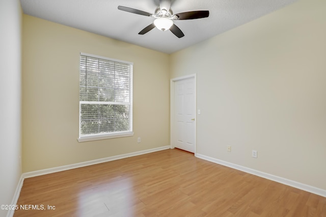 8601 Beach Blvd Unit 1008, Jacksonville, FL 32216 - spare room with light wood finished floors and ceiling fan