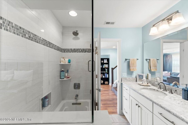 1506 Strand St, Neptune Beach, FL 32266 - bathroom featuring ensuite bath, vanity, and tub / shower combination